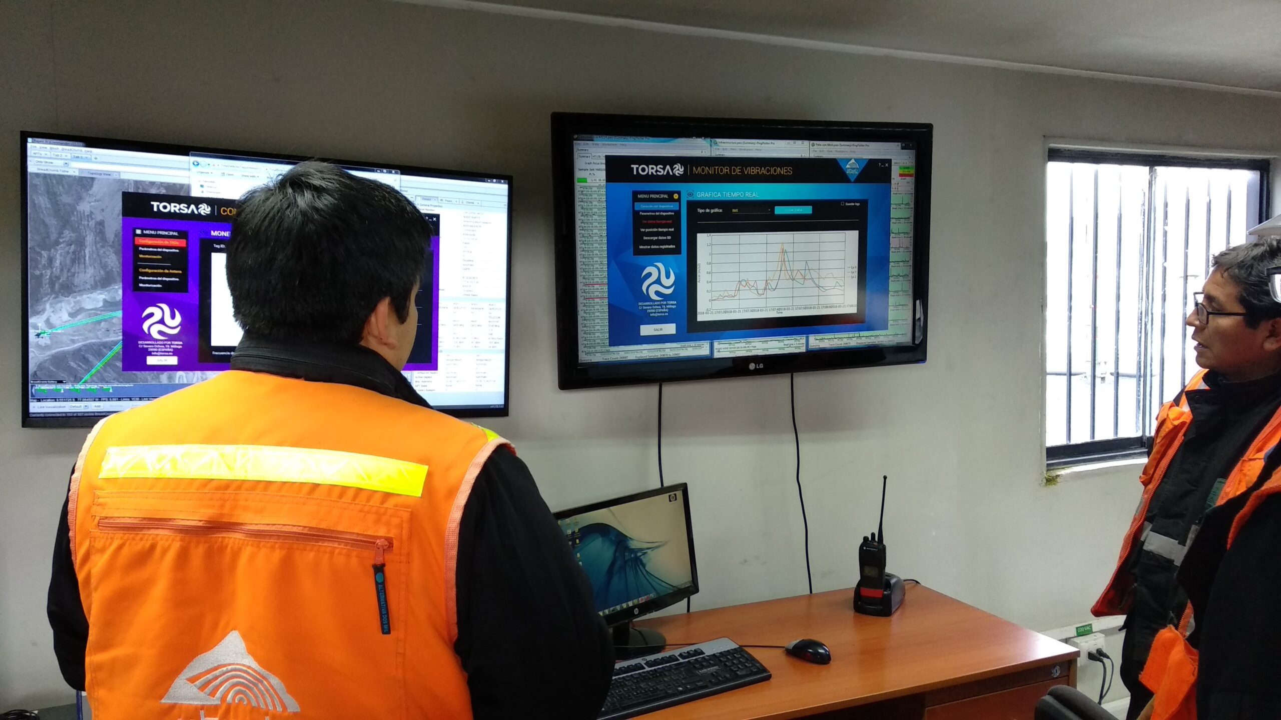 Human Vibration Exposure Monitoring System in mining industry