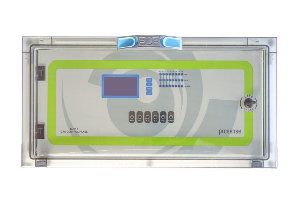 S-DP8 Analog Gas Control Panel. Prosense | | Prosense Products | Inteccon
