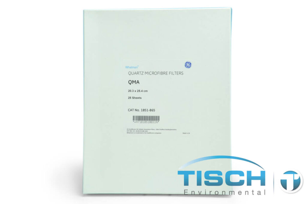 TISCH Quartz Fiber Filters for PM10 8" x 10" TISCH Environmental Products Inteccon