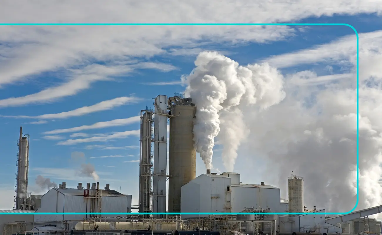 Factory air pollution